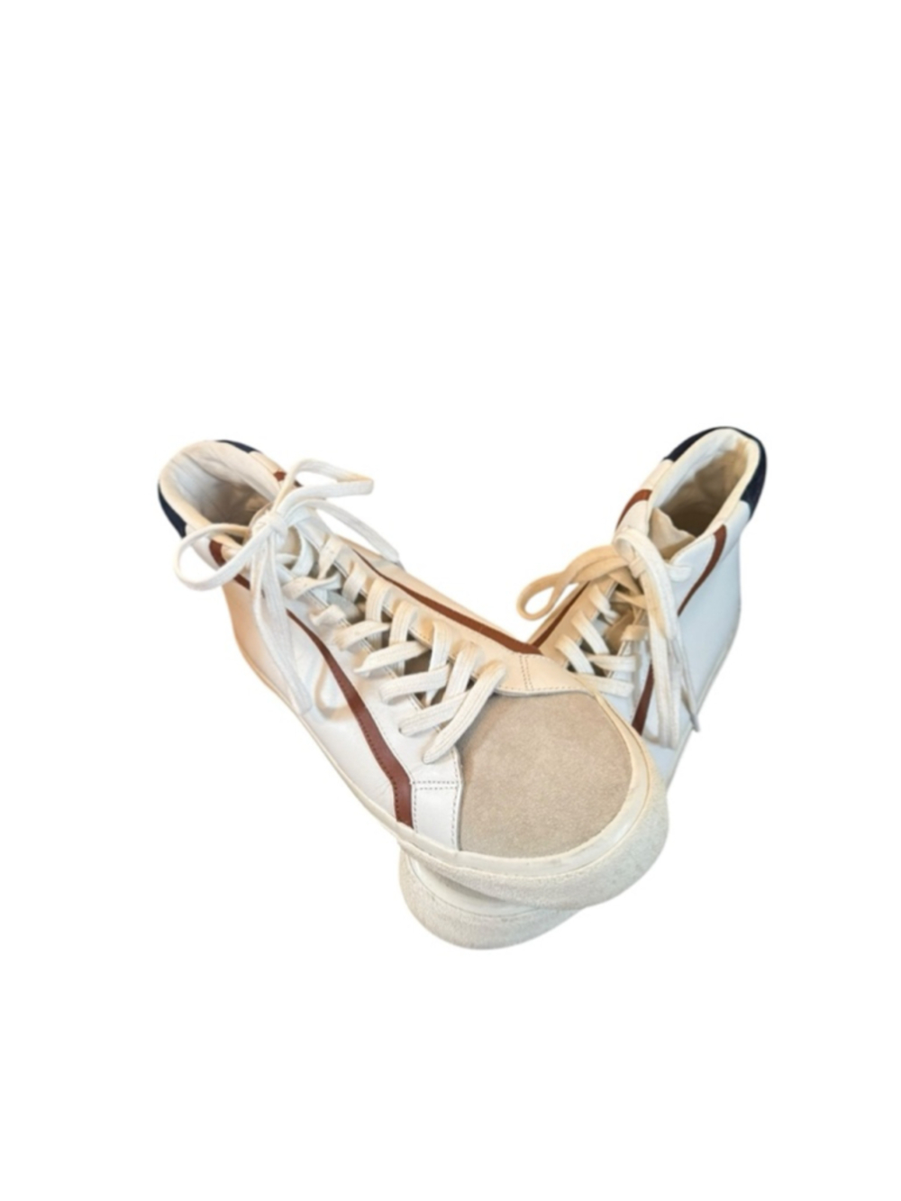 Madewell Sidewalk High-Top Sneakers in Leather, 9.5 - Picture 2 of 8